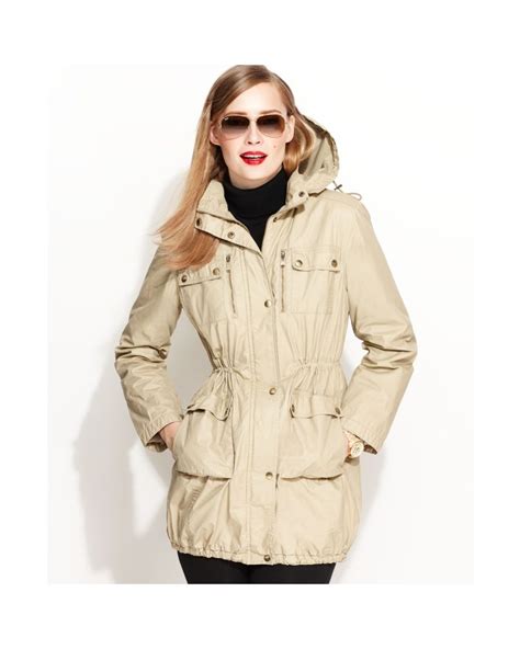 michael kors womens raincoat|Michael Kors anorak rain jacket.